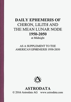 Daily Ephemeris of Chiron, Lilith and the Mean Lunar Node 1950-2050 at Midnight