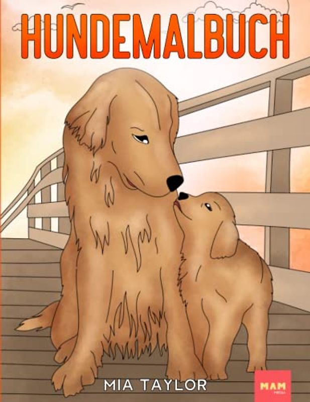 Hundemalbuch: Ausmalen und genießen
