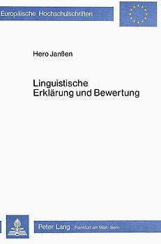 Linguistische Erklärung und Bewertung