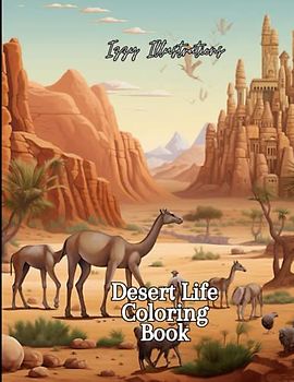 Desert Life: A Coloring Expedition through the Desert