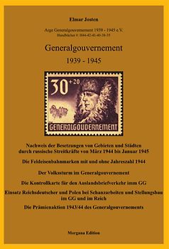 Nachweis der Besetzungen von Gebieten und Städten durch russische Streitkräfte von März 1944 bis Jan. 1945 -Zusammenfassung mit folgenden Themen: