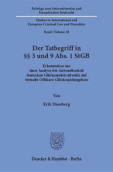 Der Tatbegriff in §§ 3 und 9 Abs. 1 StGB.