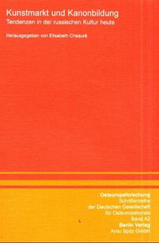 Kunstmarkt und Kanonbildung