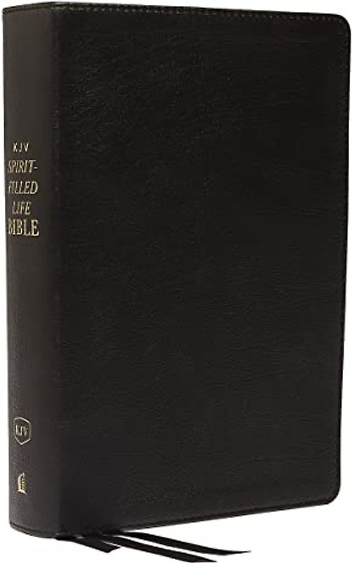 KJV, Spirit-Filled Life Bible, Third Edition, Genuine Leather, Black, Red Letter, Comfort Print: Kingdom Equipping Through the Power of the Word