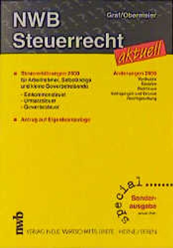 NWB Steuerrecht aktuell special