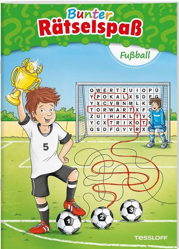 Bunter Rätselspaß Fußball