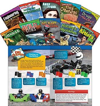 Time for Kids(r) Informational Text Grade 4 Readers Set 3 10-Book Set