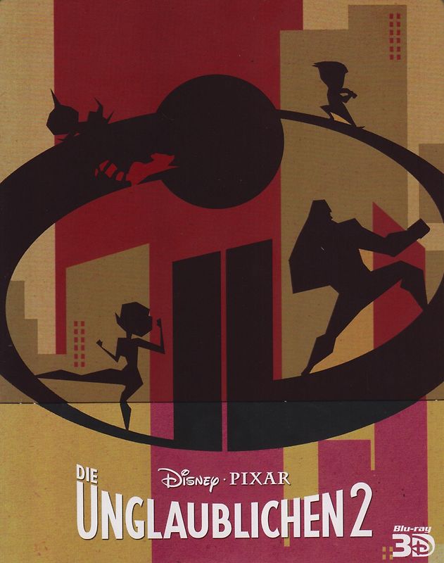 Die Unglaublichen 2 3D [inkl. 2 Blu-rays, Steelbook, CH Import] 3D Blu-ray Disc