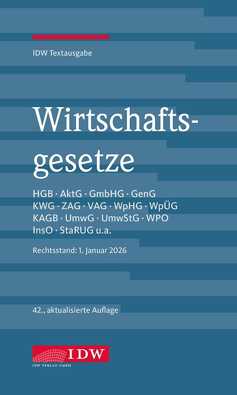 Wirtschaftsgesetze, 42. Auflage