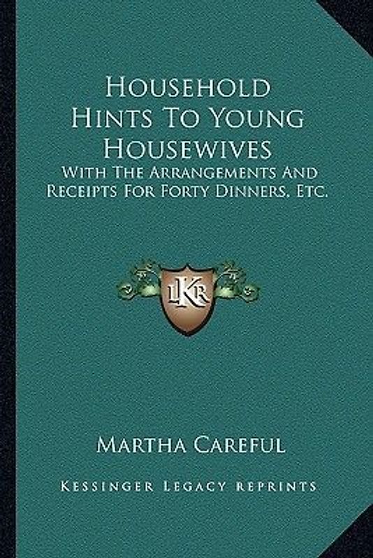 Household Hints to Young Housewives