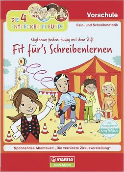 Die 4 Entdecker-Freunde - Fit für's Schreibenlernen
