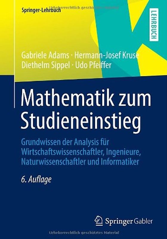 Mathematik zum Studieneinstieg