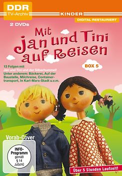 Mit Jan und Tini auf Reisen Box 5 (DDR-TV-Archiv) [2 DVDs] DVD