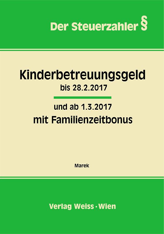 Kinderbetreuungsgeld