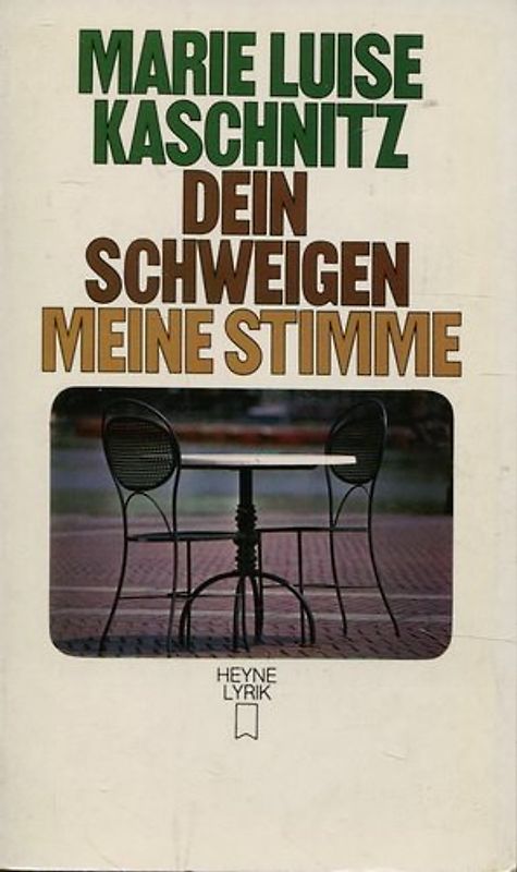 Dein Schweigen - meine Stimme.