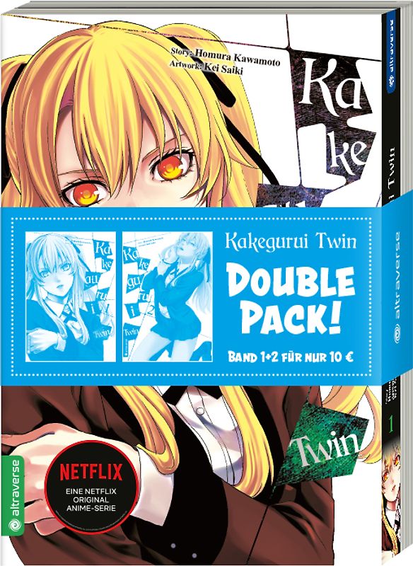 Kakegurui Twin Double Pack Band 01 & 02