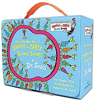 The Little Blue Box of Bright and Early Board Books by Dr. Seuss: Hop on Pop; Oh, the Thinks You Can Think!; Ten Apples Up On Top!; The Shape of Me and Other Stuff (Bright & Early Board Books(TM))