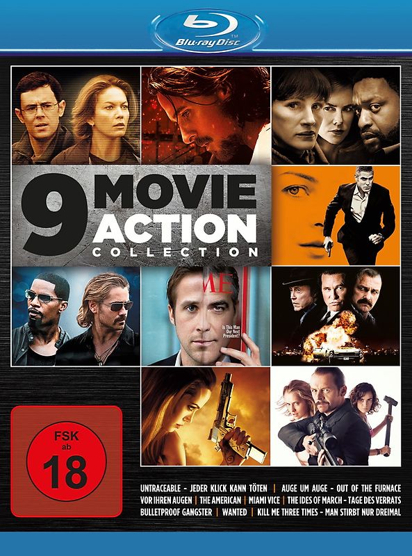 9 Movie Action Collection [3 Discs] Blu-ray Disc