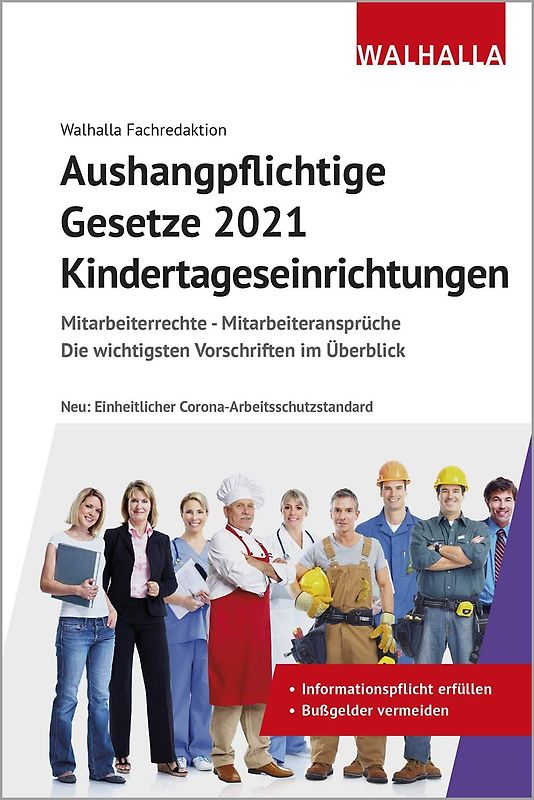 Aushangpflichtige Gesetze 2021 Kindertageseinrichtungen