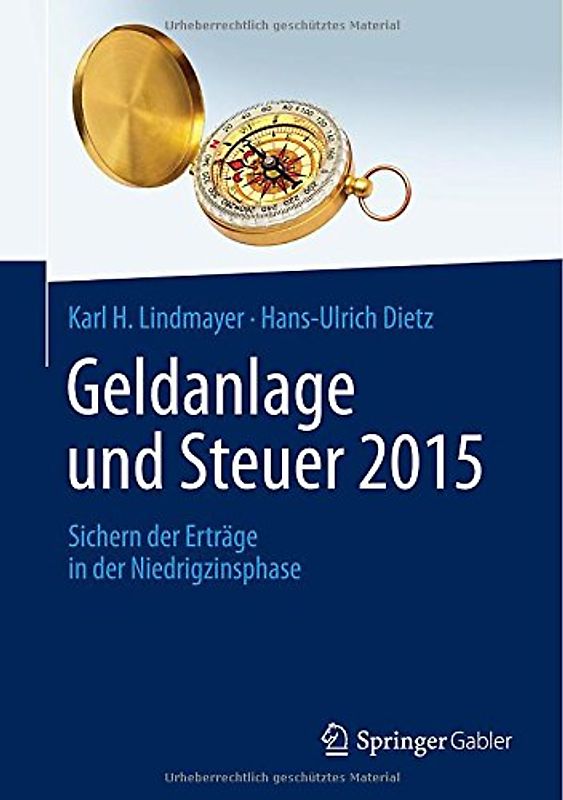 Geldanlage und Steuer 2015