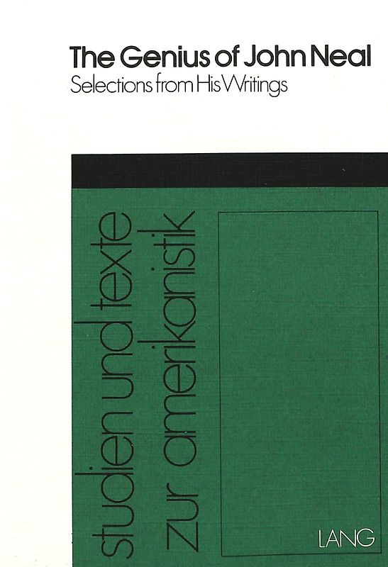 The Genius of John Neal