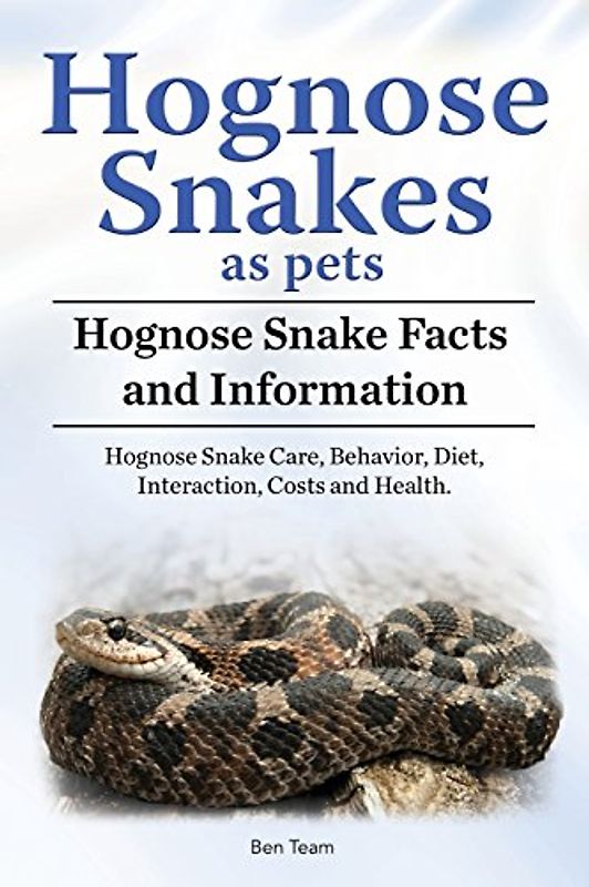 Hognose Snakes as pets. Hognose Snake Facts and Information. Hognose Snake Care, Behavior, Diet, Interaction, Costs and Health.
