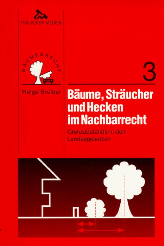 Bäume, Stäucher und Hecken im Nachbarrecht. Grenzabstände in den Landesgesetzen