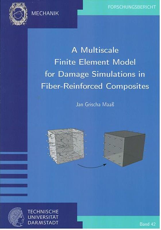 A Multiscale Finite Element Model for Damage Simulations in Fiber-Reinforced Composites