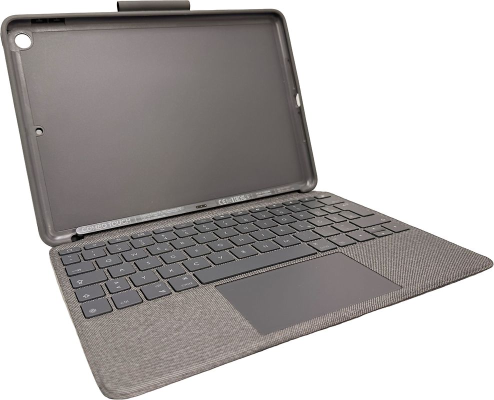 Logitech Combo Touch Keyboard Dock für iPad 7., 8. und 9. Generation [deutsches Tastaturlayout, QWERTZ] grafit