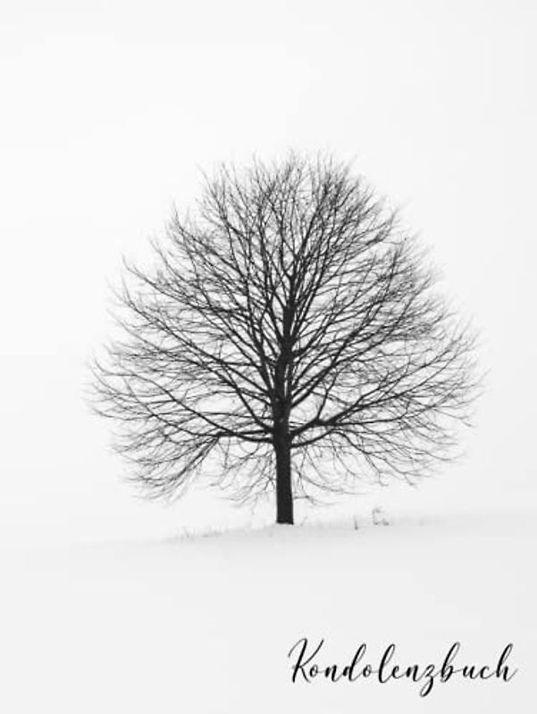 Kondolenzbuch: Ein Hardcover Trauerbuch zum reinschreiben mit 100 dezent gestalteten Blanko Seiten.