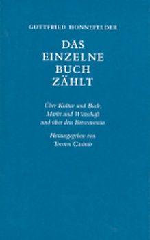 Das einzelne Buch zählt