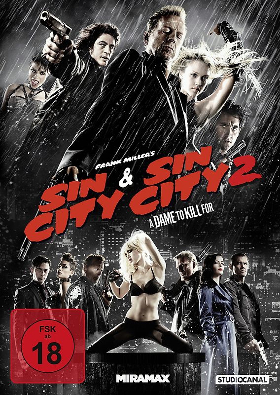 Sin City & Sin City 2: A Dame to Kill For DVD