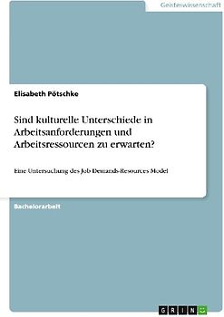 Sind kulturelle Unterschiede in Arbeitsanforderungen und Arbeitsressourcen zu erwarten?