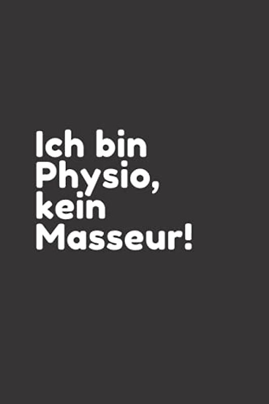 Ich bin Physio, kein Masseur: Damit das Wichtigste gleich mal geklärt ist!