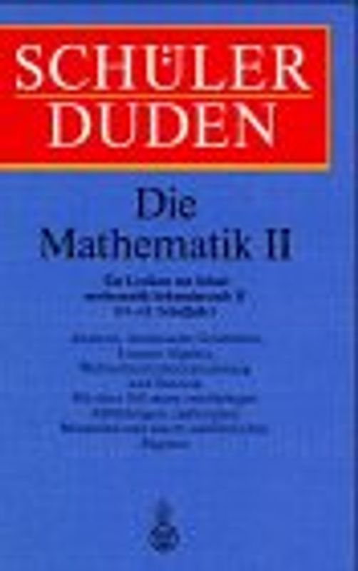 Schülerduden Mathematik II