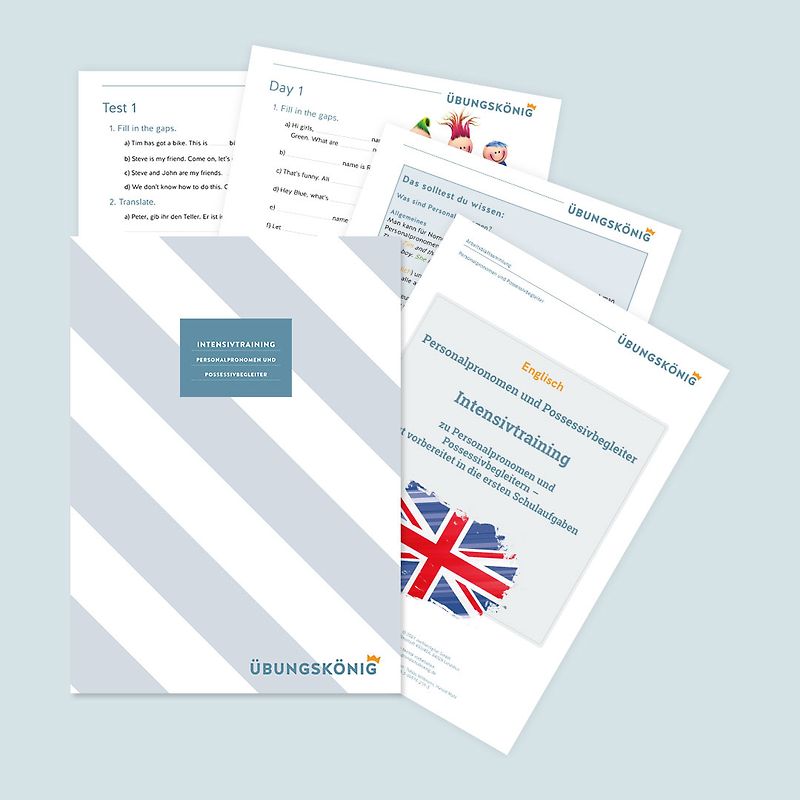 Englisch, 5. Klasse: Intensivtraining zu Personalpronomen & Possessivbegleitern