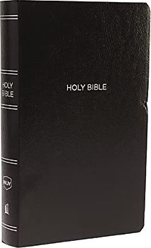 NKJV, Gift and Award Bible, Leather-Look, Black, Red Letter, Comfort Print: Holy Bible, New King James Version