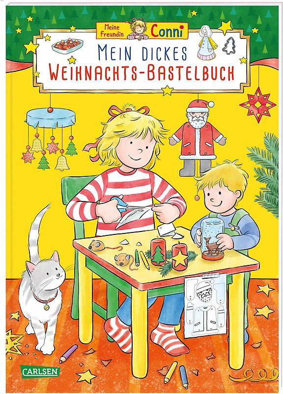 Conni Gelbe Reihe (Beschäftigungsbuch): Mein dickes Weihnachts-Bastelbuch
