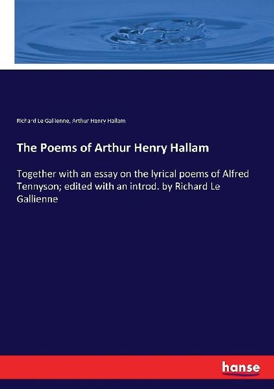 The Poems of Arthur Henry Hallam