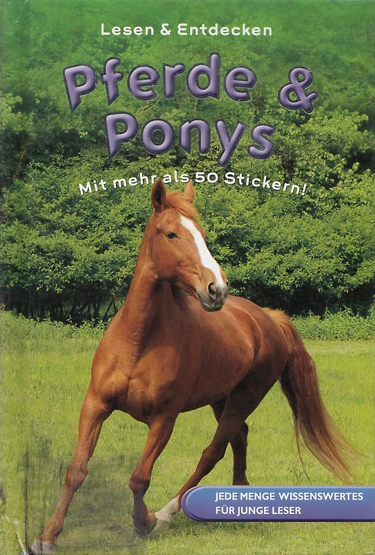 Lesen & Entdecken: Pferde & Ponys - Janine Amos [Gebundene Ausgabe, inkl. 50 Sticker]