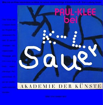 Paul Klee bei Karl-Ludwig Sauer