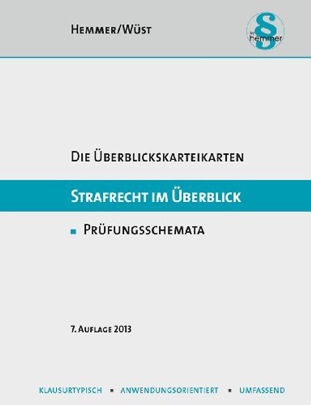 Karteikarten Strafrecht im Überblick