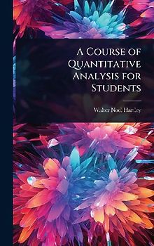 A Course of Quantitative Analysis for Students