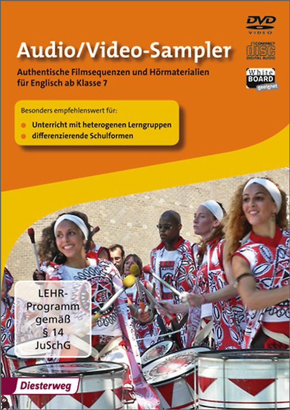 Audio / Video-Sampler - Authentische Filmsequenzen und Hörmaterialien für Englisch ab Klasse 7 DVD