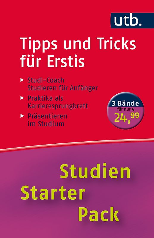 Studien-Starter-Pack Tipps und Tricks für Erstis