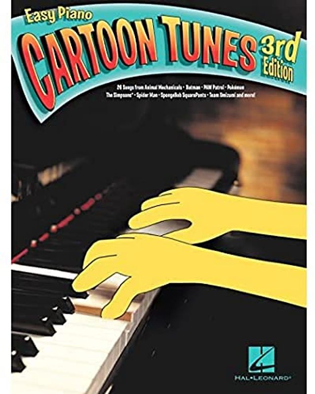 Cartoon Tunes: Easy Piano