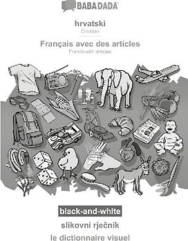 hrvatski - Français avec des articles, slikovni rje¿nik, BW