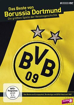 Das Beste von Borussia Dortmund - Die größten Spiele der Vereinsgeschichte [6 Discs] DVD
