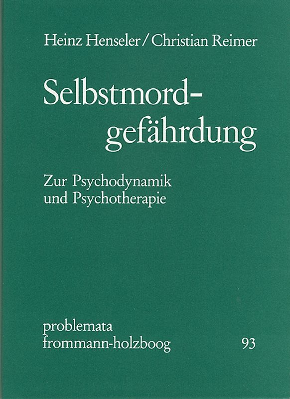 Selbstmordgefährdung