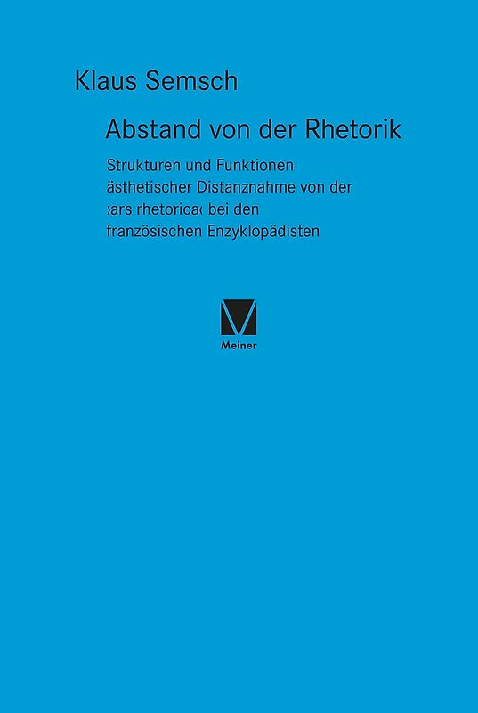 Abstand von der Rhetorik